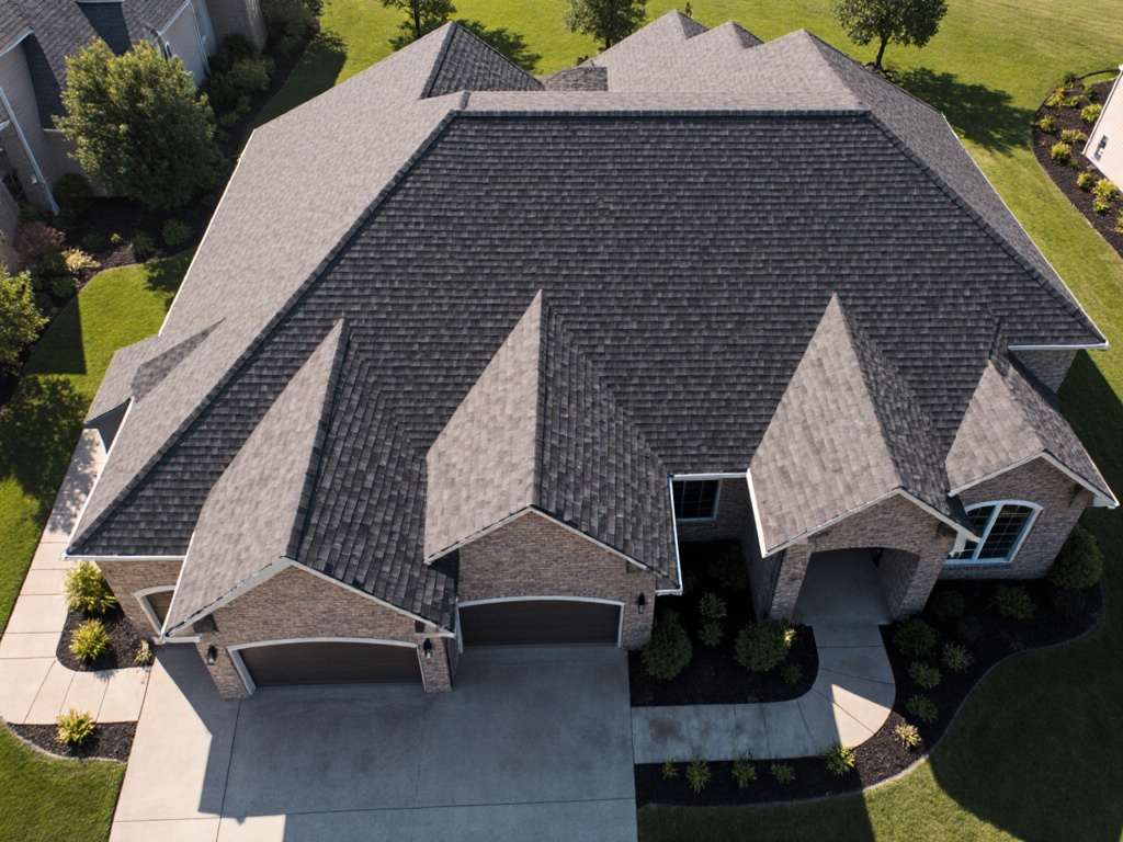 Atlanta Roof Master crew installing Owens Corning shingles on a Atlanta, GA home